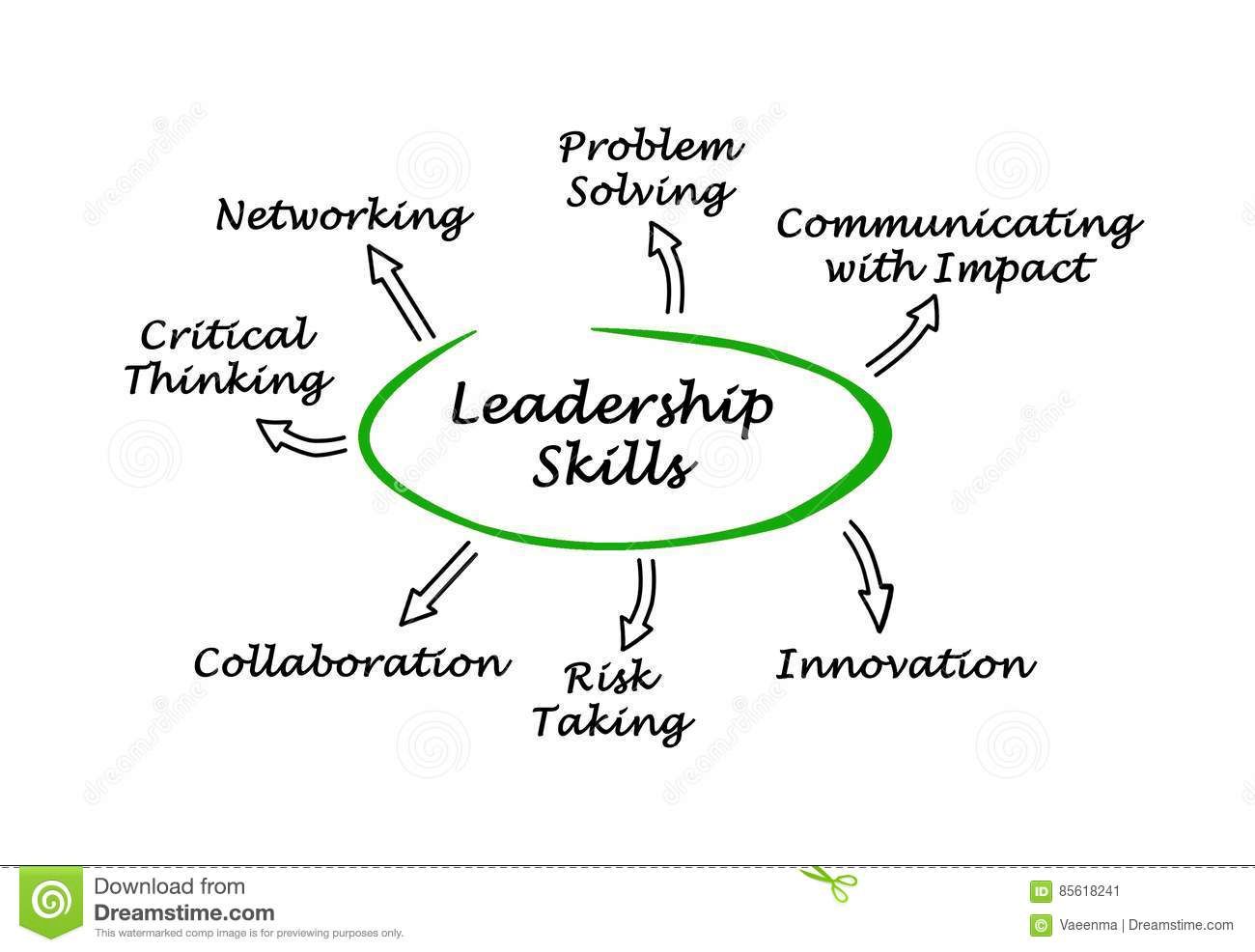 Diagram of leadership skills