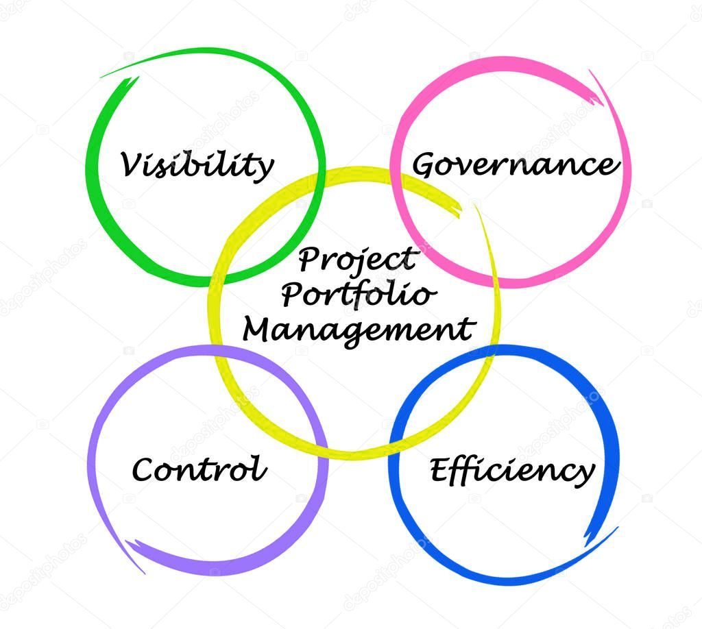 Diagram of project portfolio management