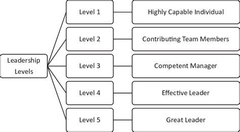 Hierarchy of leadership levels