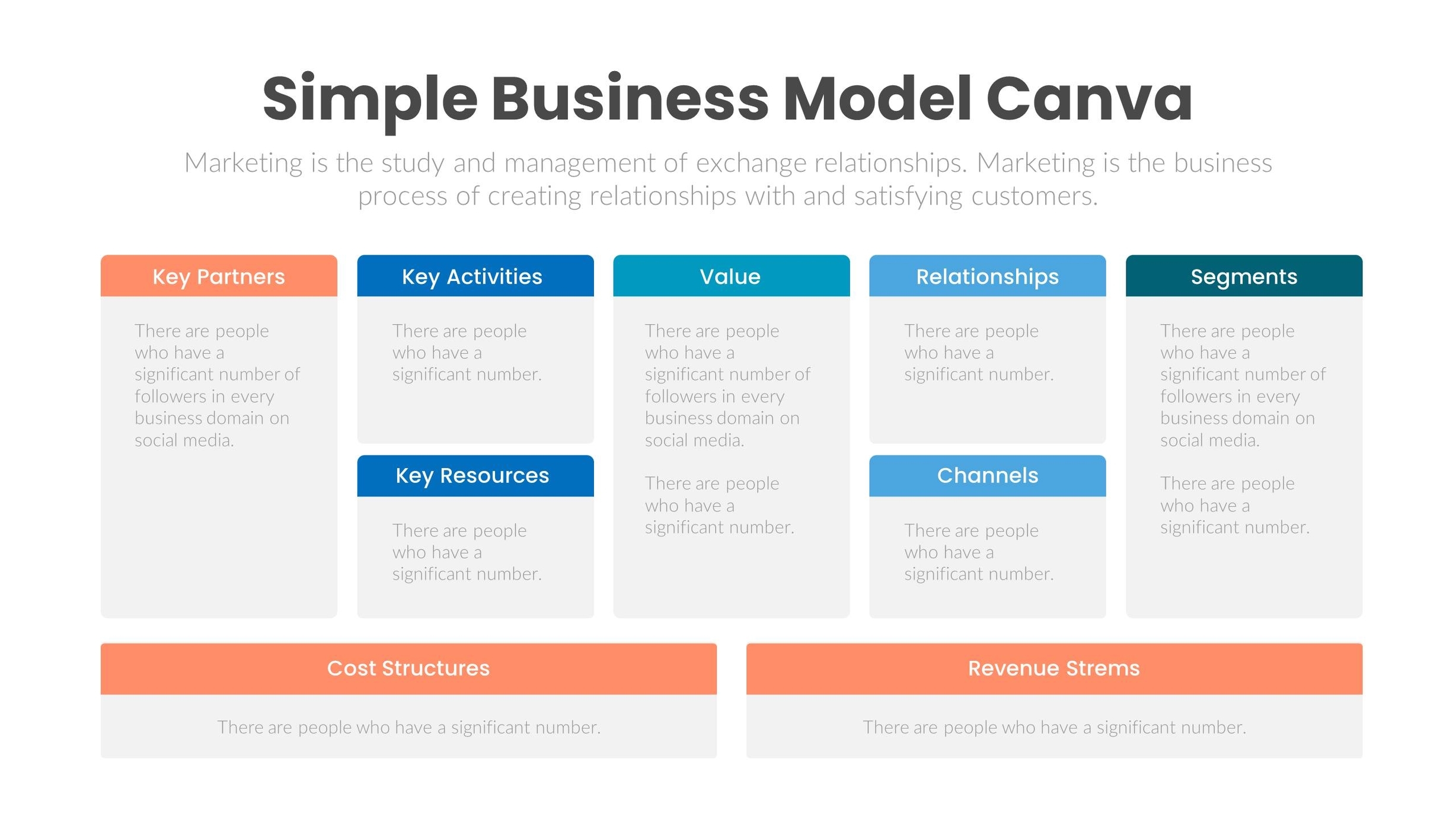 Simple Business Canvas