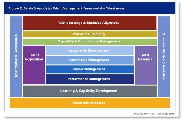 The new talent management framework management infographic talent